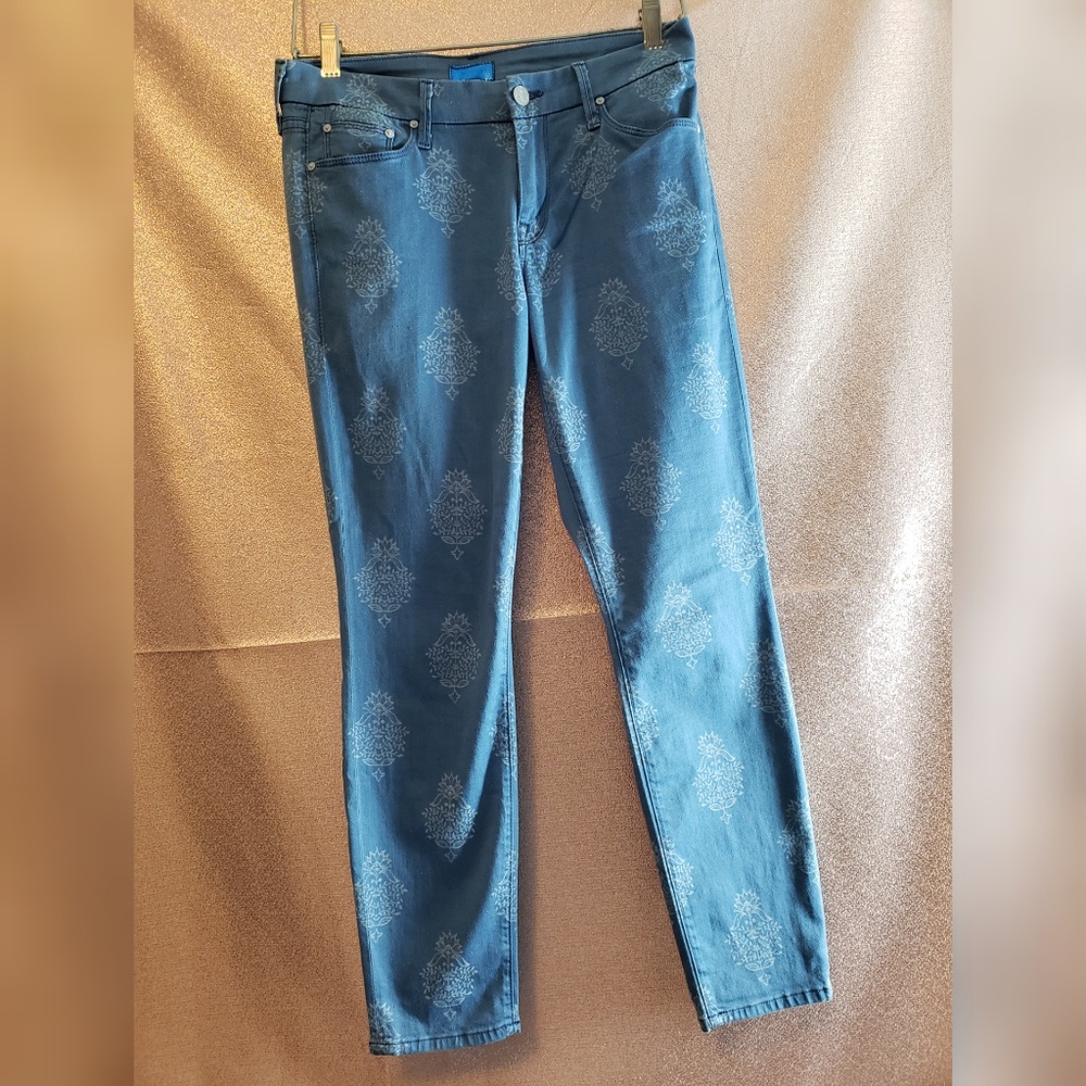 Mother Denim Light Wash Jeans The Looker Crop